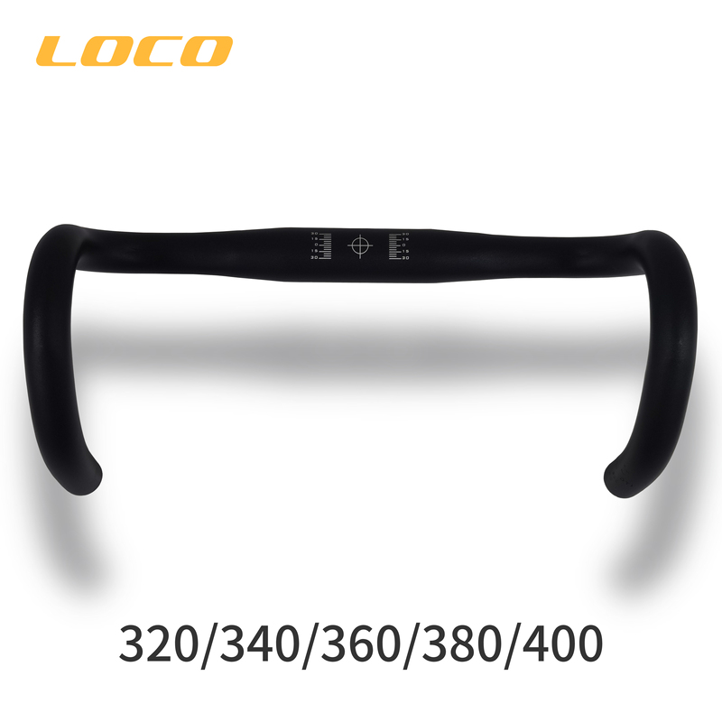 Road Bicycle Aluminum Alloy Curved Handlebar for Adults, Teenagers and Kidsren 31.8mm*320/340/360/380/400