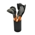 Hộ gia đình bằng gỗ xử lý silicone nấu nồi xẻng cào bếp không dính đặc biệt chịu nhiệt cao nhiệt độ đặt muỗng đặt nồi - Phòng bếp Phòng bếp