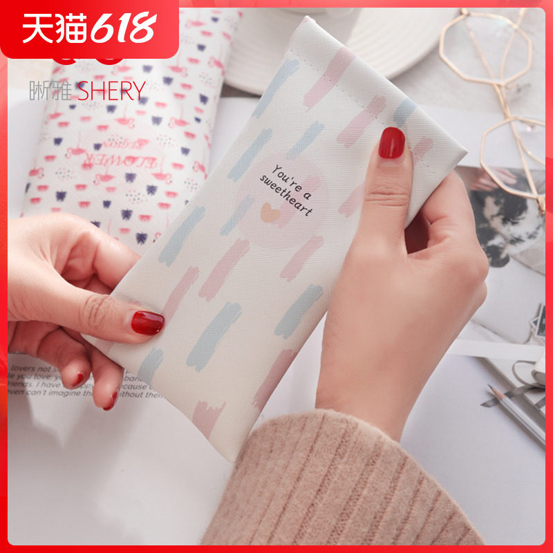 Glasses bag Female pressure resistant portable sun glasses bag minimalist bag glasses bag sunglasses carry the protective sheath