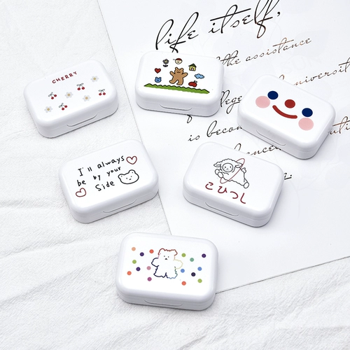 Невидимые брендовые свежие очки, портативная коробка для хранения, простой и элегантный дизайн