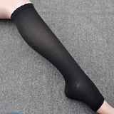 Носки, гольфы, черные розово-фиолетовые цветные гетры, средней длины