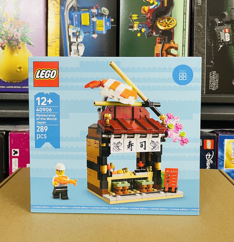 Lego 40906/40907/40908/40909 Sushi Restaurant Mexican Children's Building Block Toy