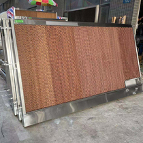 Farm water curtain wall cooling system 15 cm self-built water pump circulating water curtain Stainless steel factory greenhouse water curtain