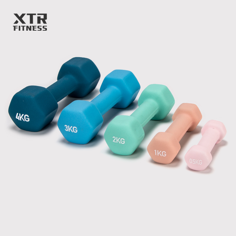 XTR small dumbbells Women's fitness household equipment Children's primary school arm muscle exercise for young children Yaling 1-5 kg kg