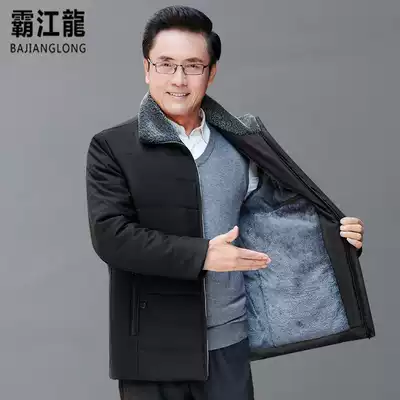 Men's cotton coat Father Winter 40-60 years old middle-aged cotton padded jacket