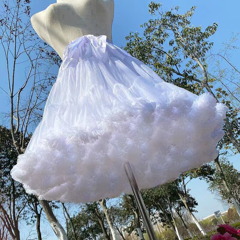 lolita skirt with clouds skirt skirt skirt corn skirt 55CM tower support