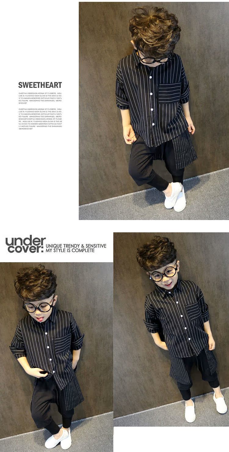 Chemise garcon à manche longue - Ref 2082475 Image 15