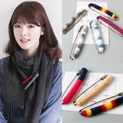 Đồ trang sức retro Hàn Quốc hàng loạt sợi màu quanh co Hàn Quốc của Hàn Quốc và Hàn Quốc trâm cài pin trâm cài khăn choàng khăn choàng nữ
