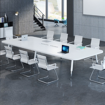Conference table Oval size conference table and chair combination Simple training table Meeting table Long negotiation table