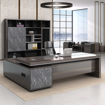 Boss desk President Simple modern manager office desk and chair combination Executive desk New large desk office furniture