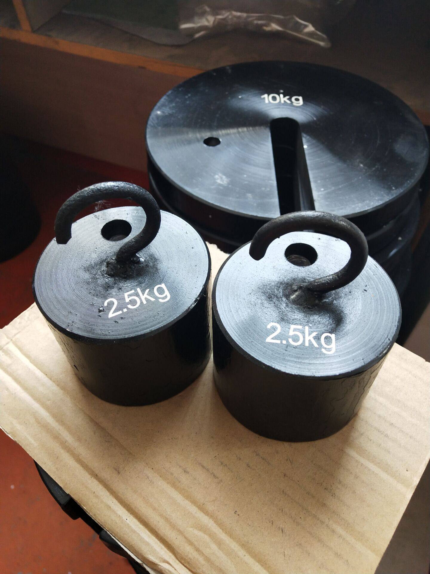 铸铁单钩砝码钢制1kg2kg5kg10kg15kg20kg25kg30kg50kg 改运费发货