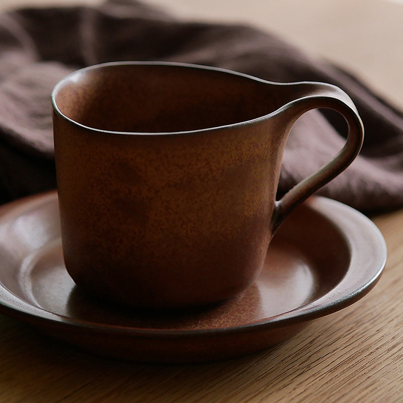 Simi Bazaar Japan imported Ceramic Japan Duetto ceramic coffee cup mug dinner plate plate