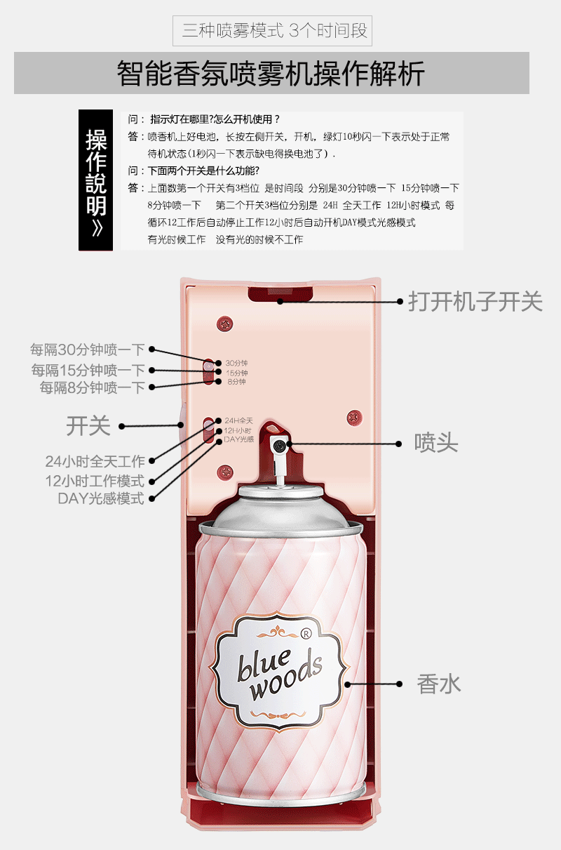 nước lau sàn sunlight hương hoa thiên nhiên Khách sạn tự động bình xịt khí dung phòng ngủ hương liệu nhà vệ sinh khử mùi nước hoa xịt trong nhà làm mát không khí trong nhà hương thơm kéo dài - Trang chủ viên tẩy làm sạch máy giặt