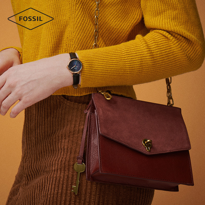 Fossil 化石 Stevie系列 女式链条单肩包 ZB7827001 多重优惠折后￥423.5包邮包税