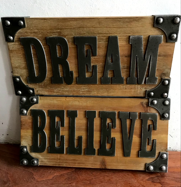 Foreign trade export original list American country style wooden English decoration solid wood wall hanging board listing