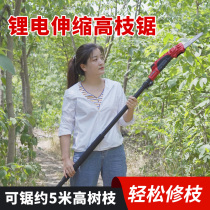 Nakamura Ichiro retractable electric High branch saw rechargeable garden high-altitude pruning saw lithium Electric Fruit tree pruning saw