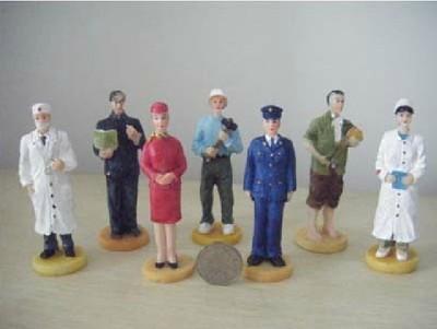 Psychological sand sand game Box Liaofa Psychological products Resin decoration toy professional figures 11 models