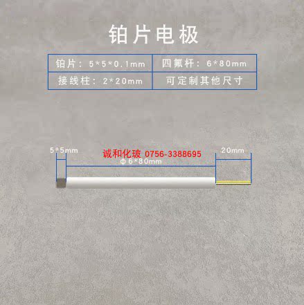 铂片电极 对比电极 99.99%铂金电极