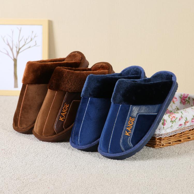 Giày XL nam 45 cực lớn 46 giày cotton đế dày cotton nam 50 Baotou ấm 47 trong nhà 48 tóc kéo 49 dép bít mũi nam
