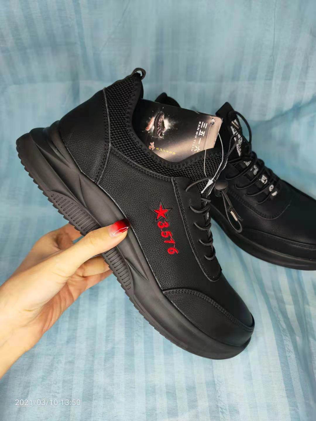 Three-five-one-six anti-static anti-smashing anti-puncture labor insurance shoes spring new cowhide new this spring