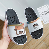 Slippers mens trend outdoor summer fashion outdoor wear net red non-slip word drag mens out Korean beach cool drag