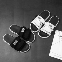 Slippers mens 2020 new outer wear summer non-slip net red couple mens outdoor trend Korean version of personality cool slippers