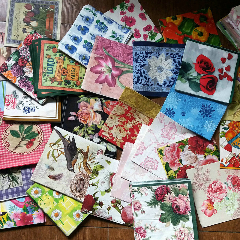 Diguabat Handmade Art Napkins Export Tissue Paper Western Dining Placemats 0.5kg Pack 