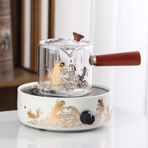 Tea-built mesh-cooked tea Chinese pot steam boiled tea stove set automatic water-burning pot electric pot