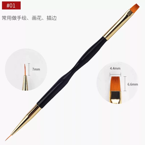 Профессиональные ручки для рисования для маникюра со шнуром, градиент, ручная роспись