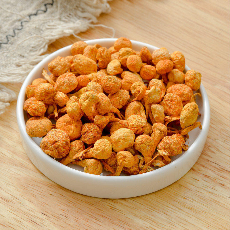 Cordyceps flower dried goods raw wild sulfur-free spore head grade special north gold cordyceps militaris mushroom soup material 250g