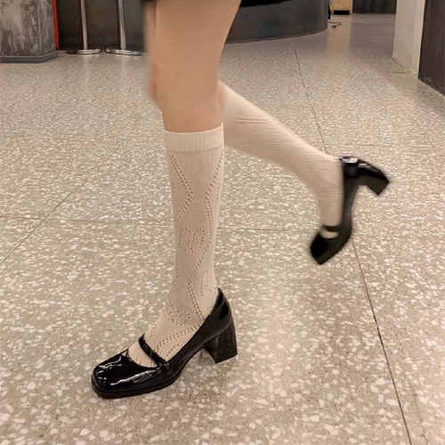 Осенняя обувь для кожаной обуви, подходит с юбкой на высоком каблуке, французский стиль, городской стиль