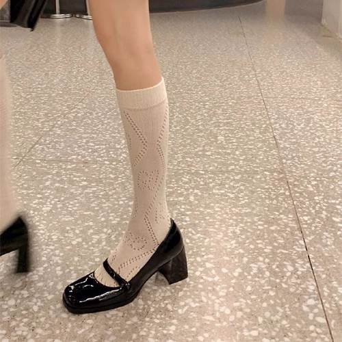 Осенняя обувь для кожаной обуви, подходит с юбкой на высоком каблуке, французский стиль, городской стиль