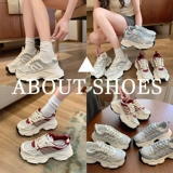 Весенняя универсальная высокая белая обувь на платформе, спортивная обувь для отдыха