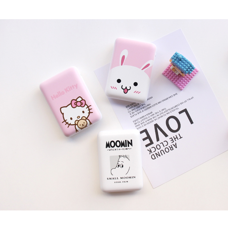 Slim sạc phổ Po nhỏ 2USB phim hoạt hình dễ thương hàng loạt 10.000 mA nhỏ điện thoại di động cầm tay - Ngân hàng điện thoại di động pin sạc dự phòng 20000mah