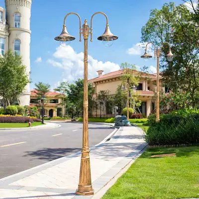 European style garden light Community lawn light Outdoor garden high pole street light 3 meters outdoor light Villa waterproof landscape light