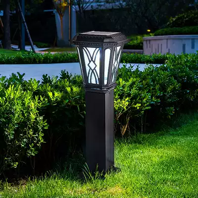 Solar lawn light Outdoor waterproof garden courtyard light Outdoor villa community aisle led super bright lawn buried light