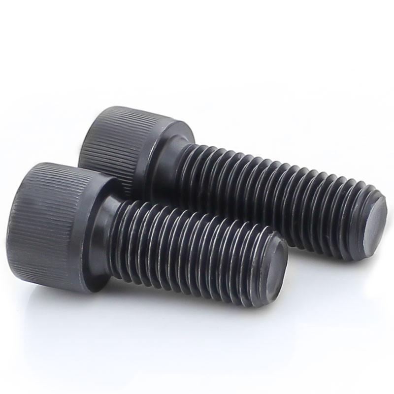 12 grade 9 lengthened half tooth high-strength inner hexagon screw bolt carbon steel blackened cylindrical head M10*130-250