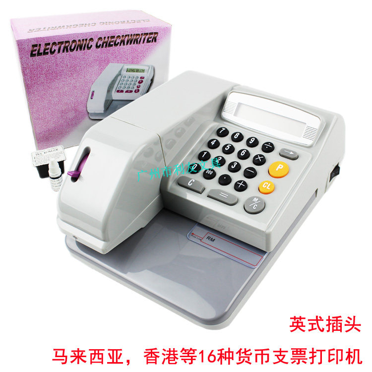 Check Printer Check Machine Malaysia Hong Kong Usa Singapore Checkwriter English Plug