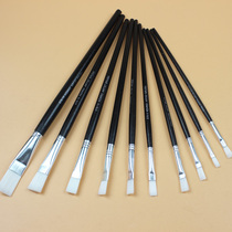 12 watercolor painting pens 578 nylon hair paint brush gouache flat head hair acrylic oil painting fine art paint pen