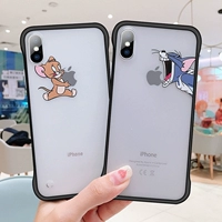 Apple, мультяшный матовый силиконовый ультратонкий чехол для телефона, iphone, популярно в интернете, 8plus