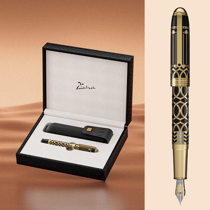 Перьевая ручка Picasso signature pen TS-991 превосходной серии с поршневыми чернилами F-tip set -высококачественная подарочная ручка для бизнеса