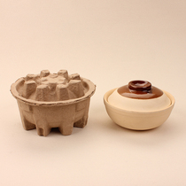 Abalone juice rice casserole commercial paper tray packaging box disposable takeout special casserole Yuanwu small casserole clay pot rice