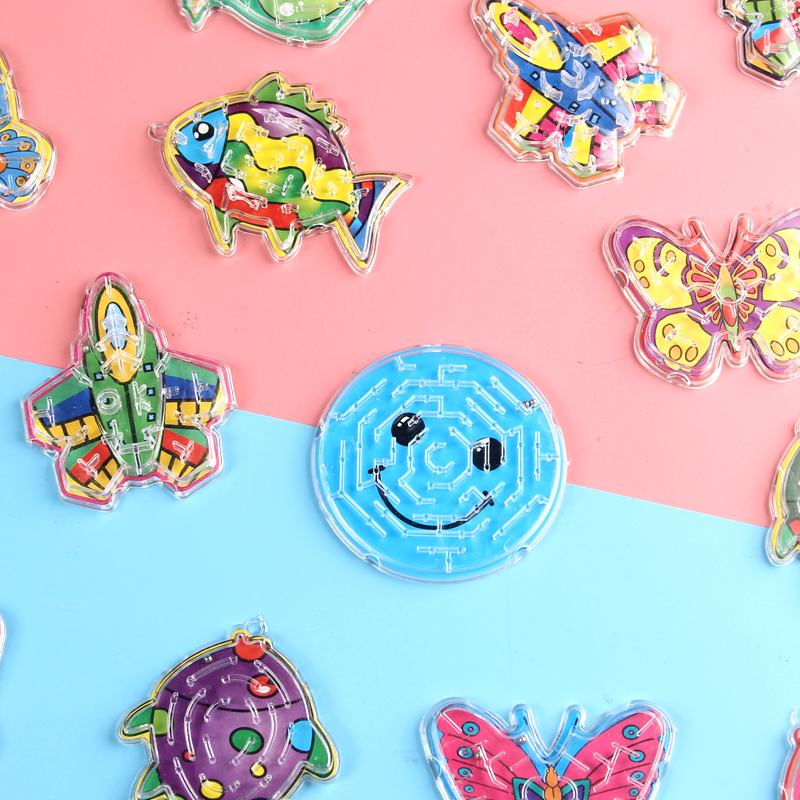 Walking Pearl Maze Creativity Small Gift Cute Puzzle Toy Ball Bearing Track Children Maze Kindergarten Prizes