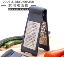 Thickened stainless steel double-sided melon planing herringbone planing double-sided slicer melon planing peeler paring knife