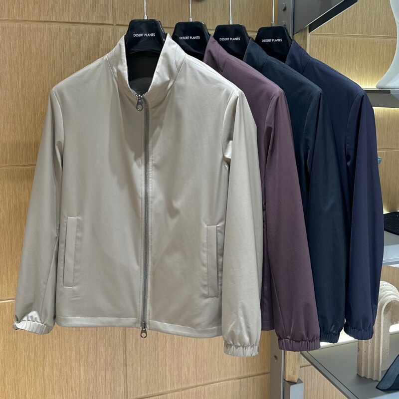 Disepland 2026 Autumn and Winter New Style Light Luxury Minimalist High-End Double-Sided Double-Zipper Fashion Jacket for Men Disepland 2026 Autumn and Winter New Style Light Luxury Minimalist High-End Double-Sided Double-Zipper Fashion Jacket for Men