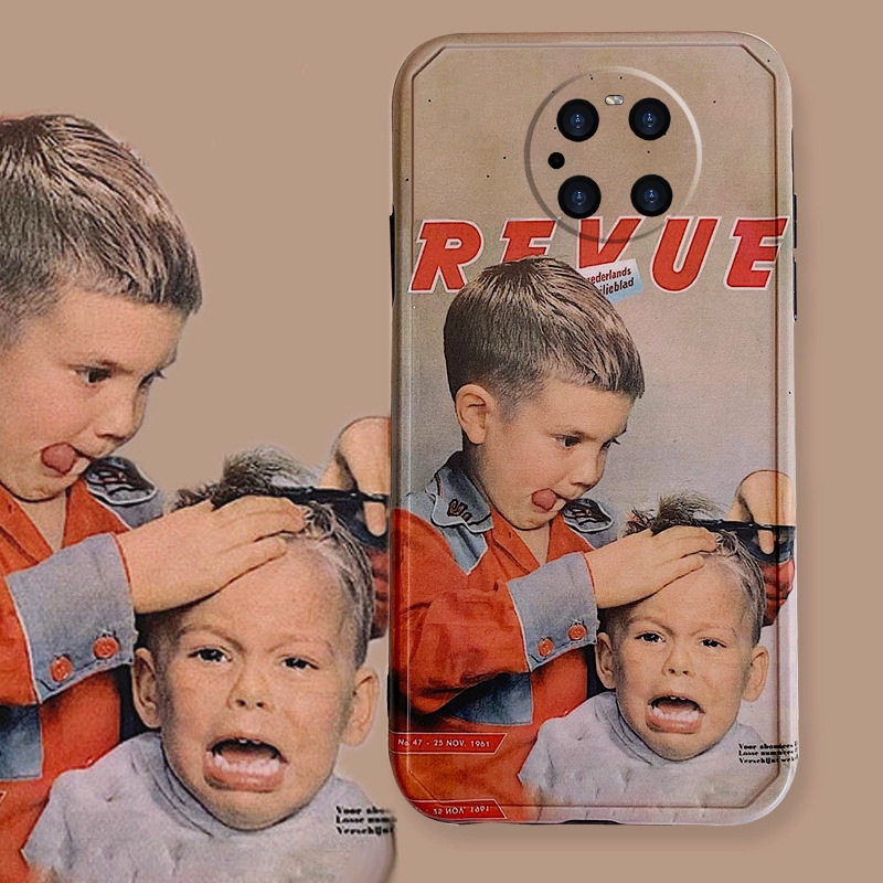 Huawei mate40pro mobile phone protective case Huawei mate40 protective sleeve mate40 camera all-inclusive anti-fall net red cartoon cute light and thin mate40por funny tide