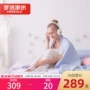 Meng Jie nhà dệt bông chăn đơn mảnh bông màu đơn giản in đơn giản bộ đồ giường gió 248 × 248 kích thước lớn - Quilt Covers chăn hè