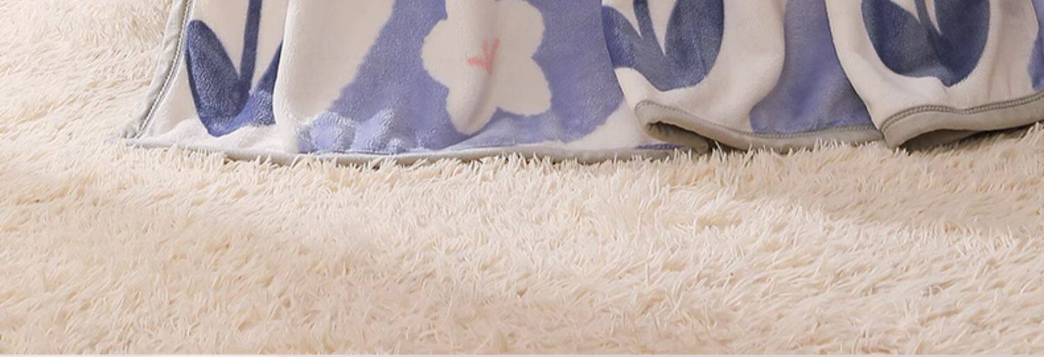 Плед 梦洁法兰绒毛毯空调毯家用珊瑚绒毯子床单夏天午睡毯宿舍冬季盖毯