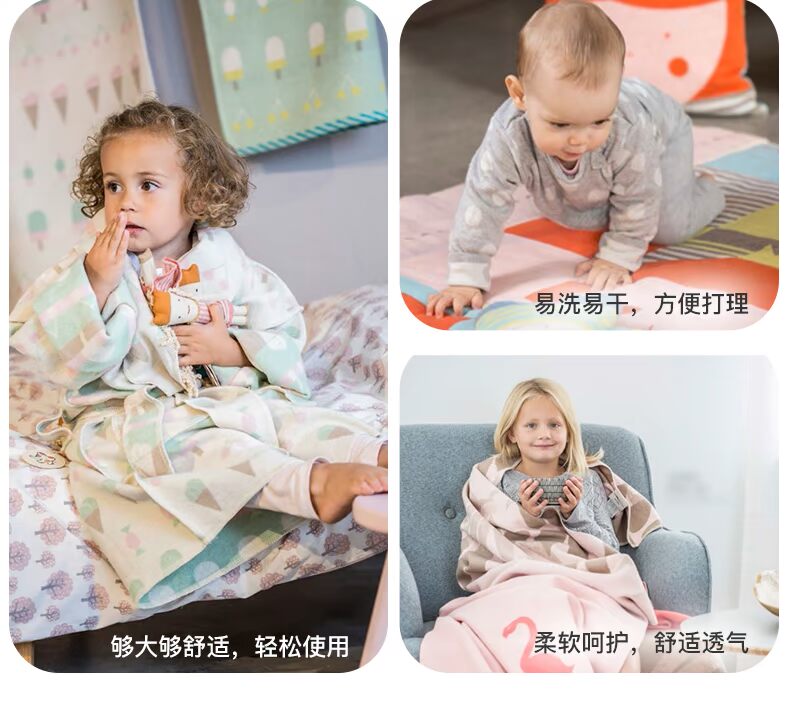 Meng Jie sản xuất tại Áo chăn nhập khẩu bông chăn mền ngủ trưa chăn mền thường fox nhỏ búp bê chăn - Ném / Chăn chăn lông cừu mỏng