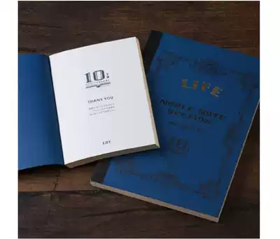 Japan life 10th Anniversary Limited set notebook learning writing notebook life10th tape pad